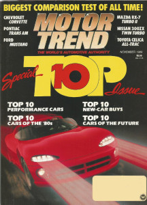 MOTOR TREND 1989 NOV - CELICA ALL TRAC, 300ZX TWIN-T